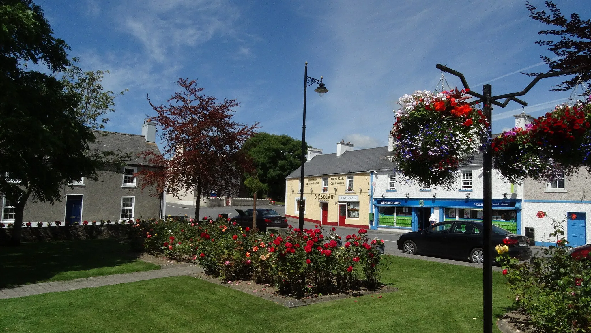 Photo showing: Stradbally, Co Waterford - village green