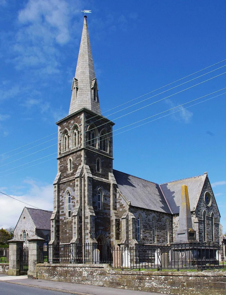 Photo showing: Christ Church (2) & Sea Horse Obelisk, Church Road, Tramore, Co. Waterford