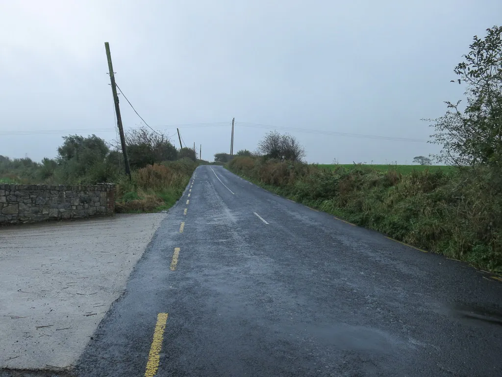 Photo showing: Power across the road