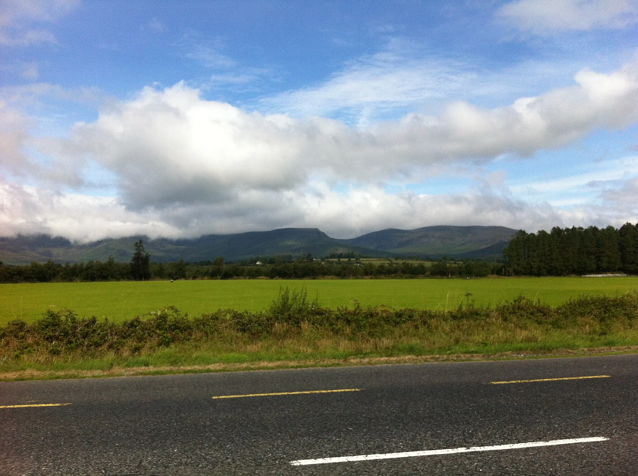 Photo showing: Field near Lemybrien, north view