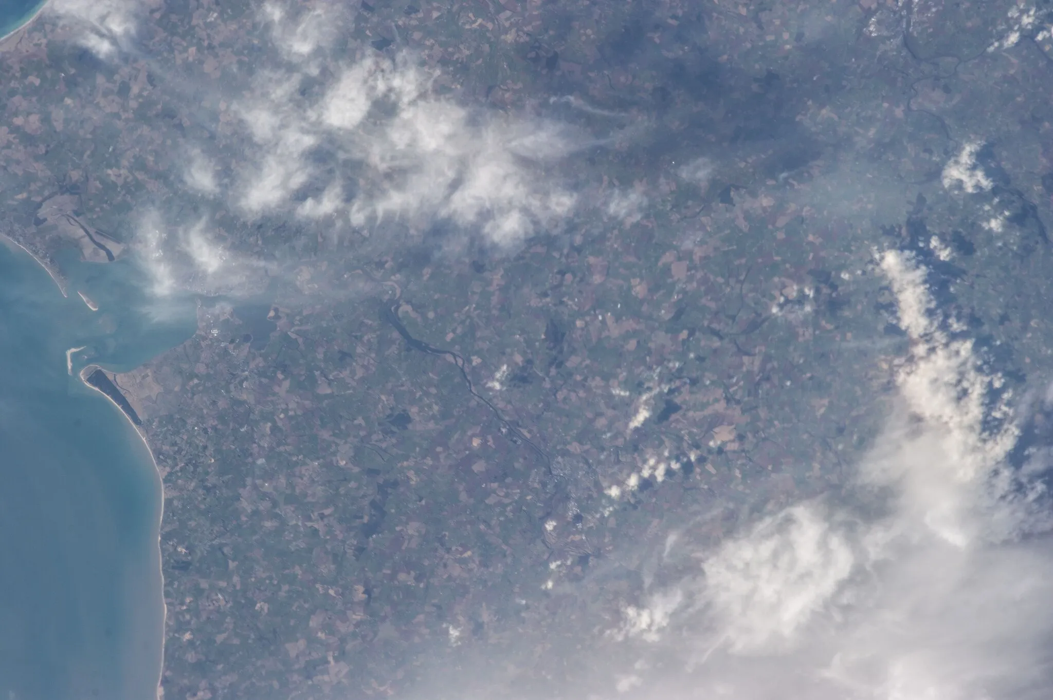 Photo showing: View of Ireland taken during ISS Expedition 35.