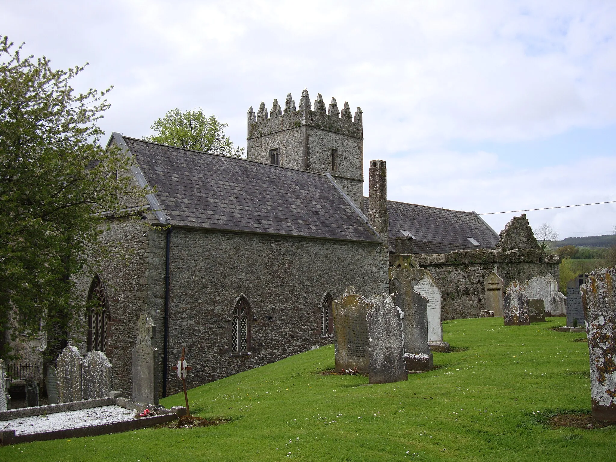 Photo showing: Photograph of Leighlin Cathedral, Co. Carlow, Republic of Ireland