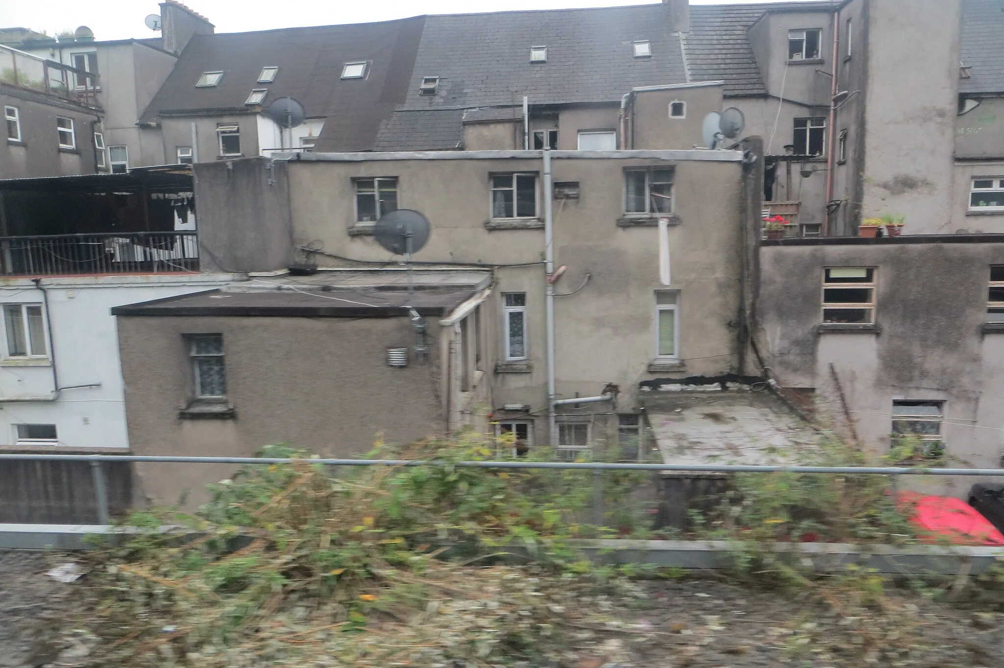 Photo showing: View from a train