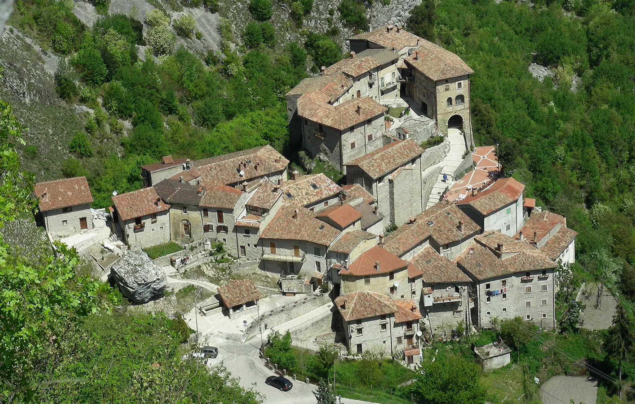 Photo showing: Rocca Vittiana - Panorama da Sud-Ovest
