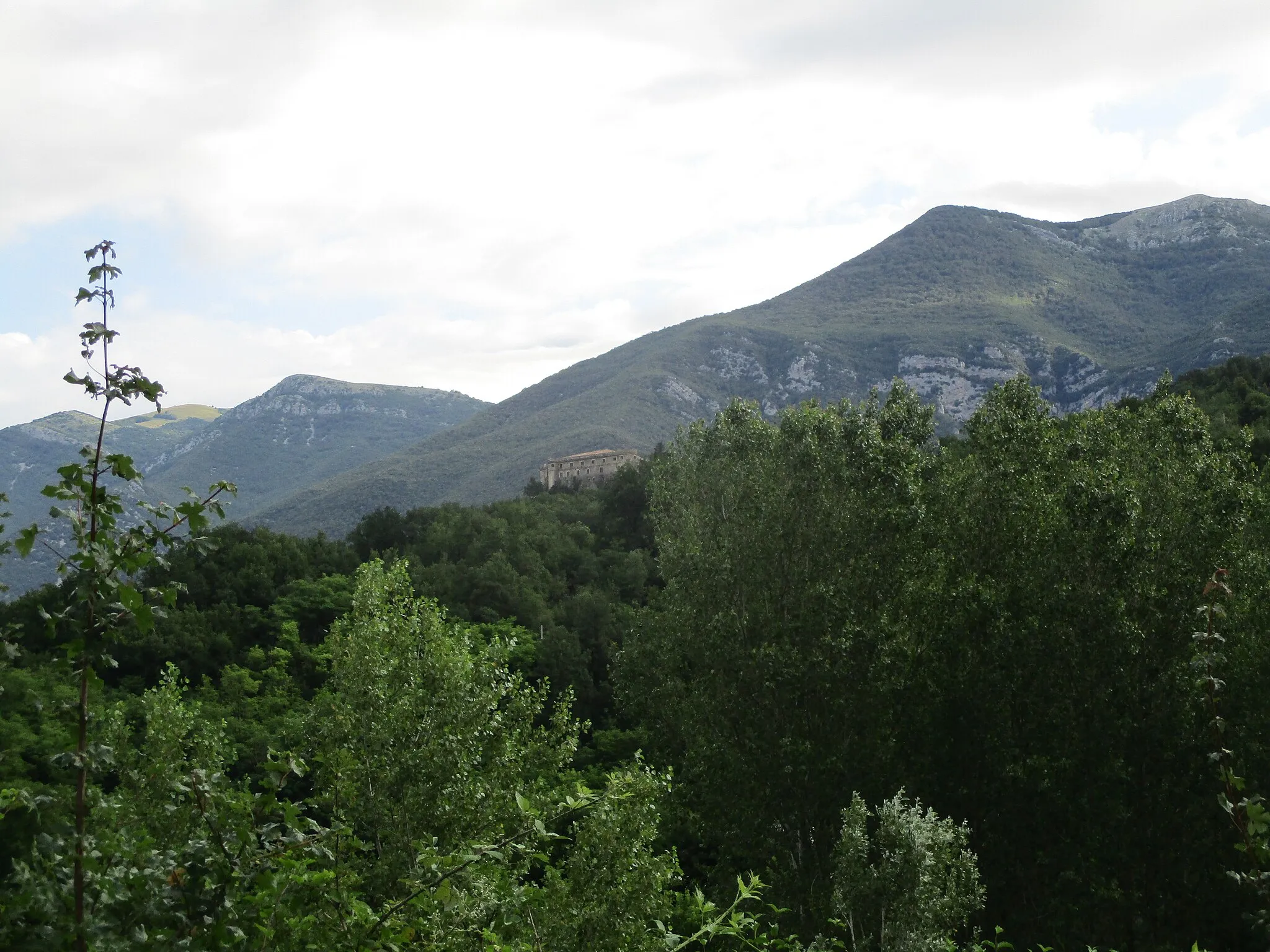 Photo showing: Castello Piccolomini visto da Collepiano