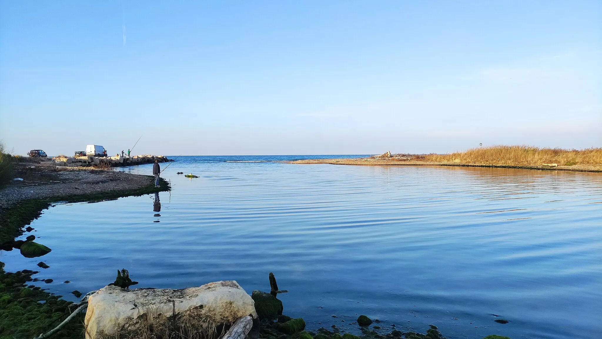 Photo showing: Foce del Sinello a Marina di Casalbordino nell'ottobre 2023