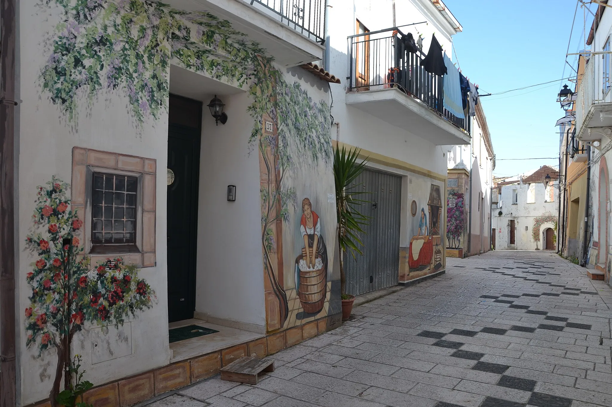 Photo showing: Murales nel borgo antico di Campomarino