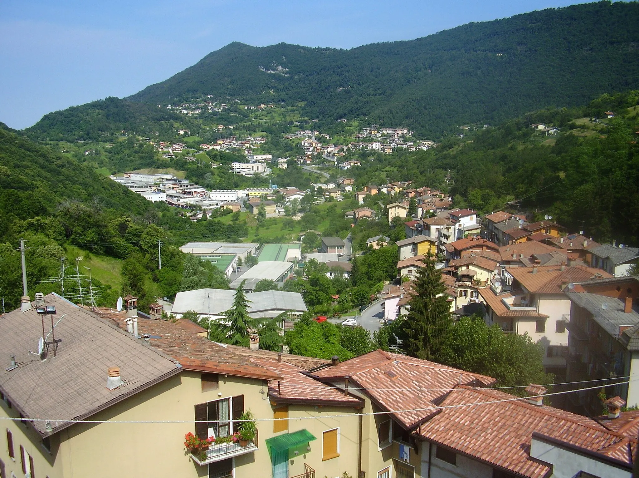 Photo showing: Veduta di San Giovanni e parte di Polaveno