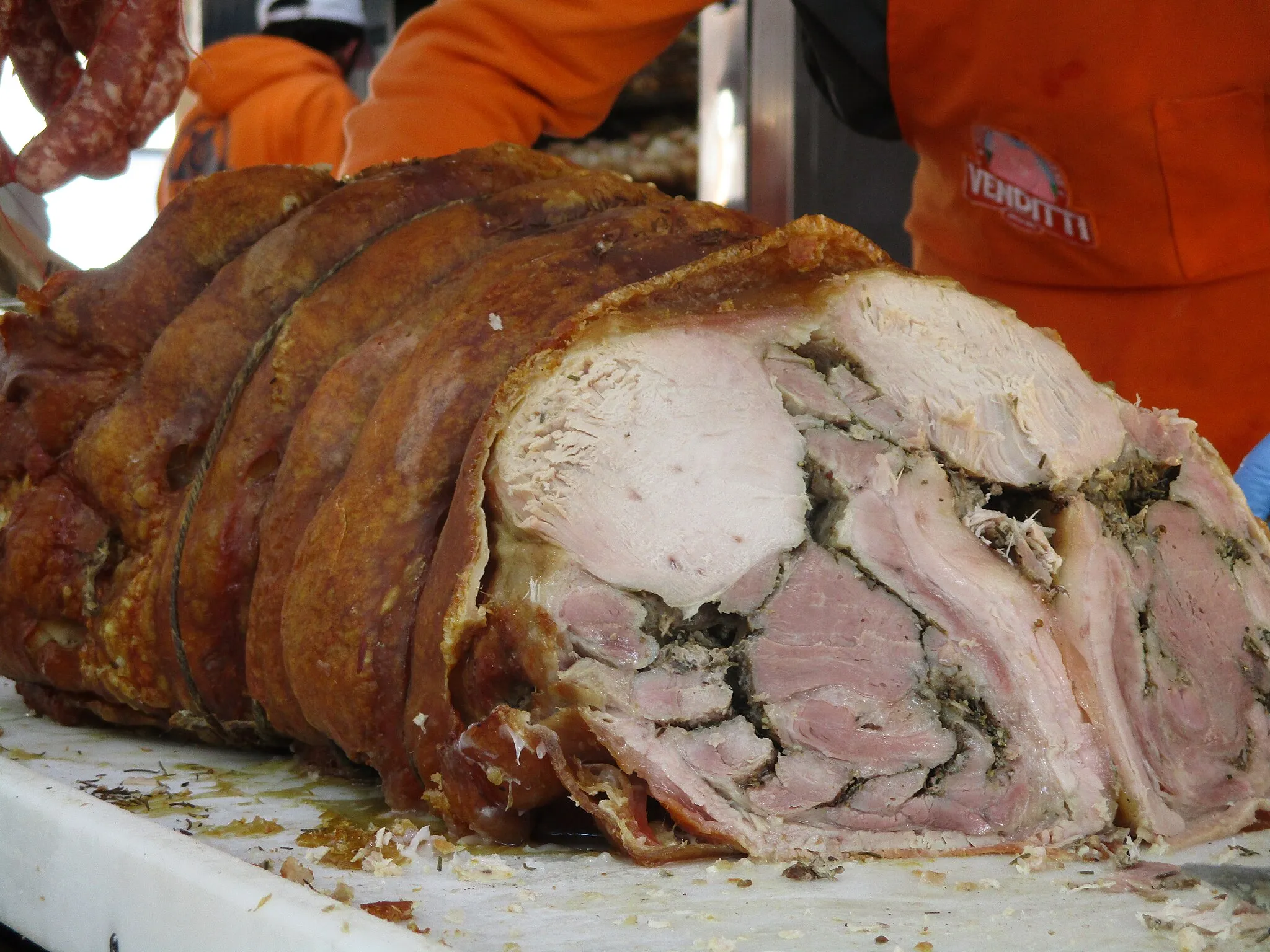 Photo showing: Porchetta luchese