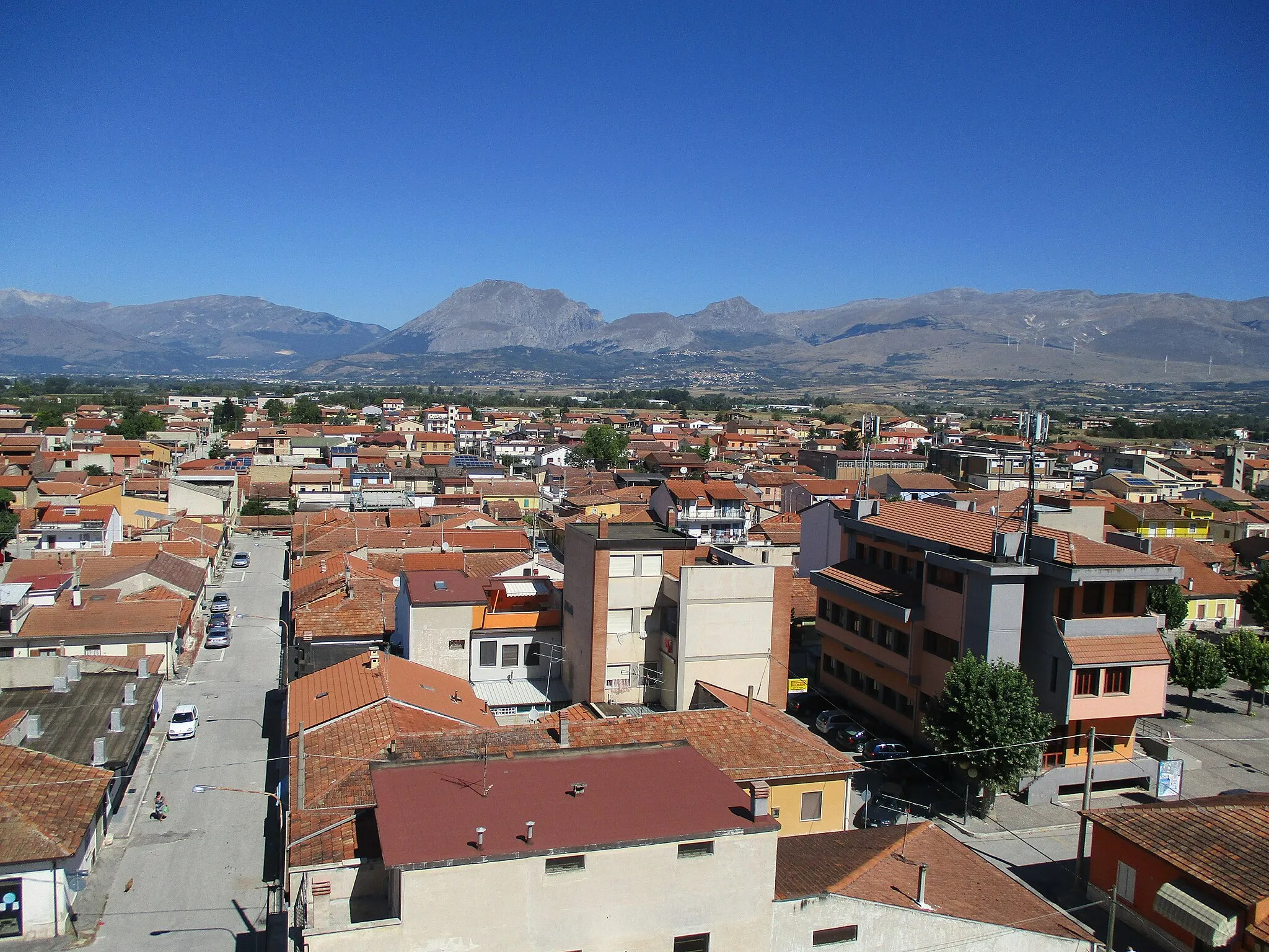 Photo showing: Foto panoramica di San Benedetto dei Marsi