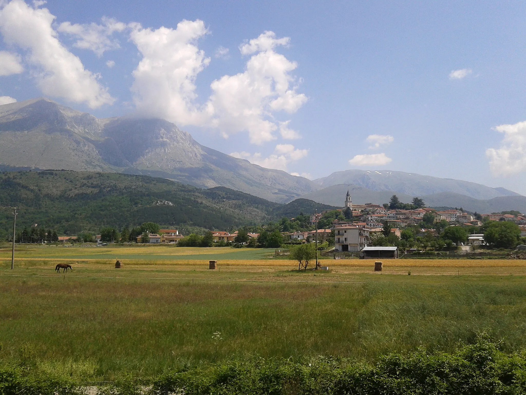 Photo showing: Foto panoramica di Magliano de' Marsi