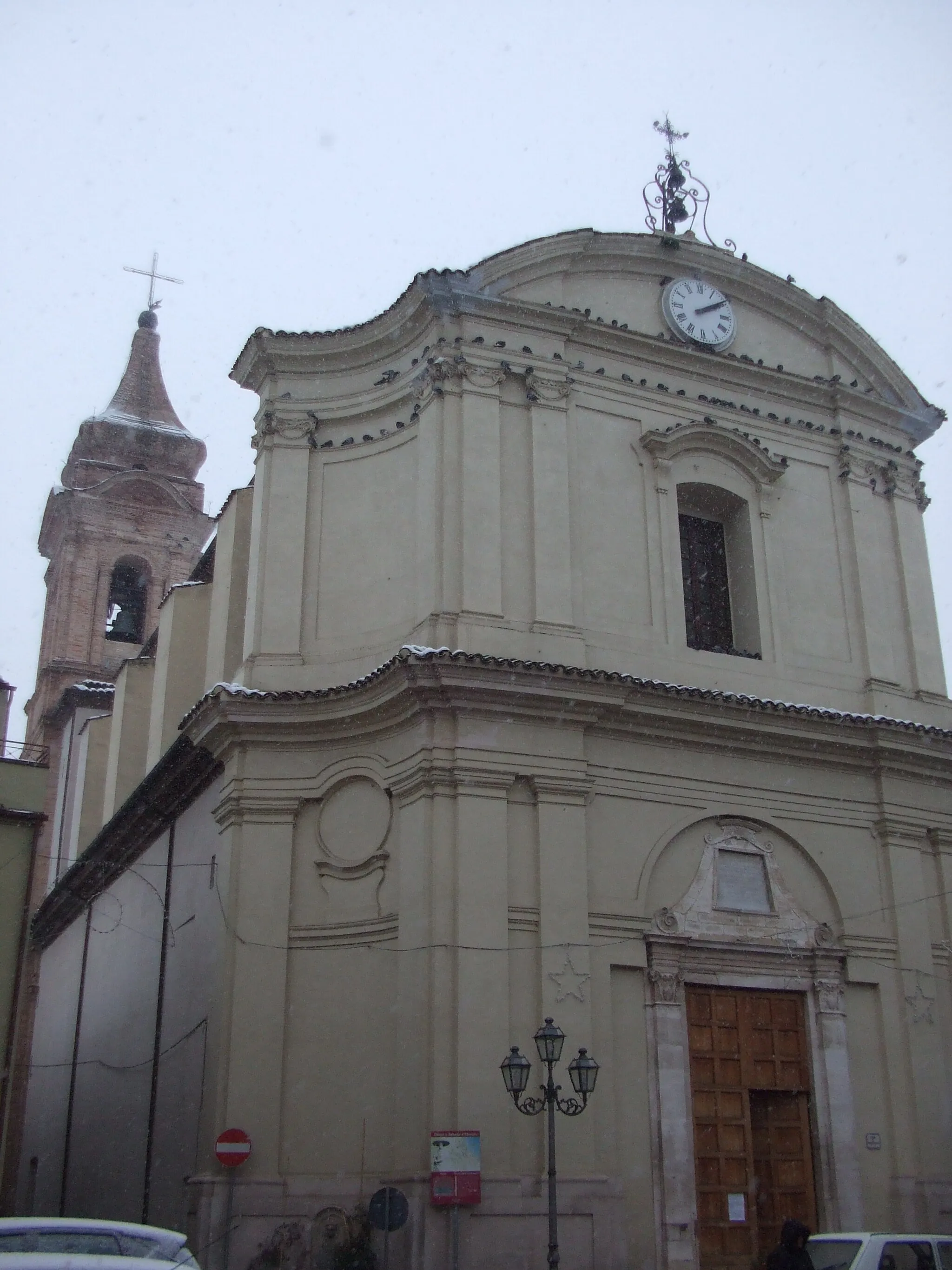 Photo showing: Chiesa di Santa Maria degli Angeli di Bisenti sotto la neve