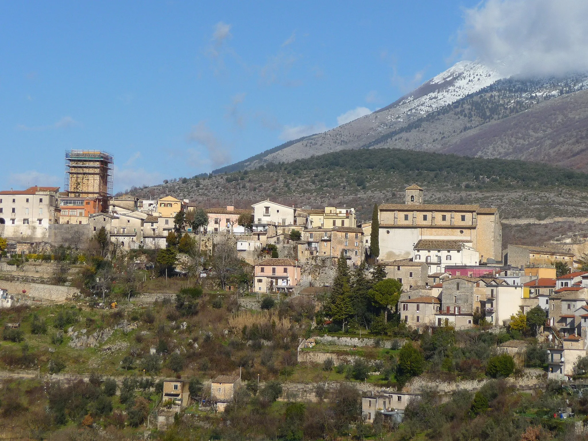 Photo showing: La chiesa e la vecchia torre