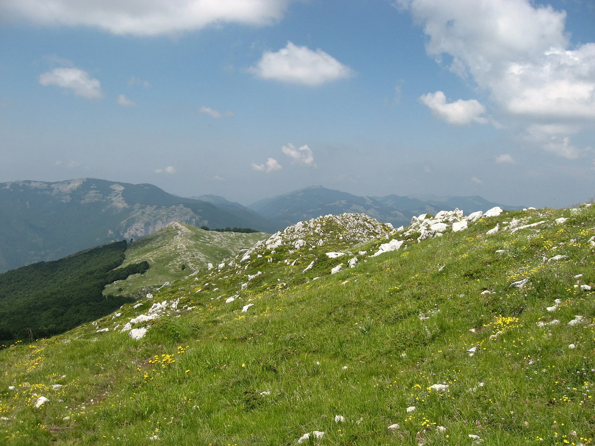 Photo showing: Bergtoppen van Simbrini in de buurt van Filettino