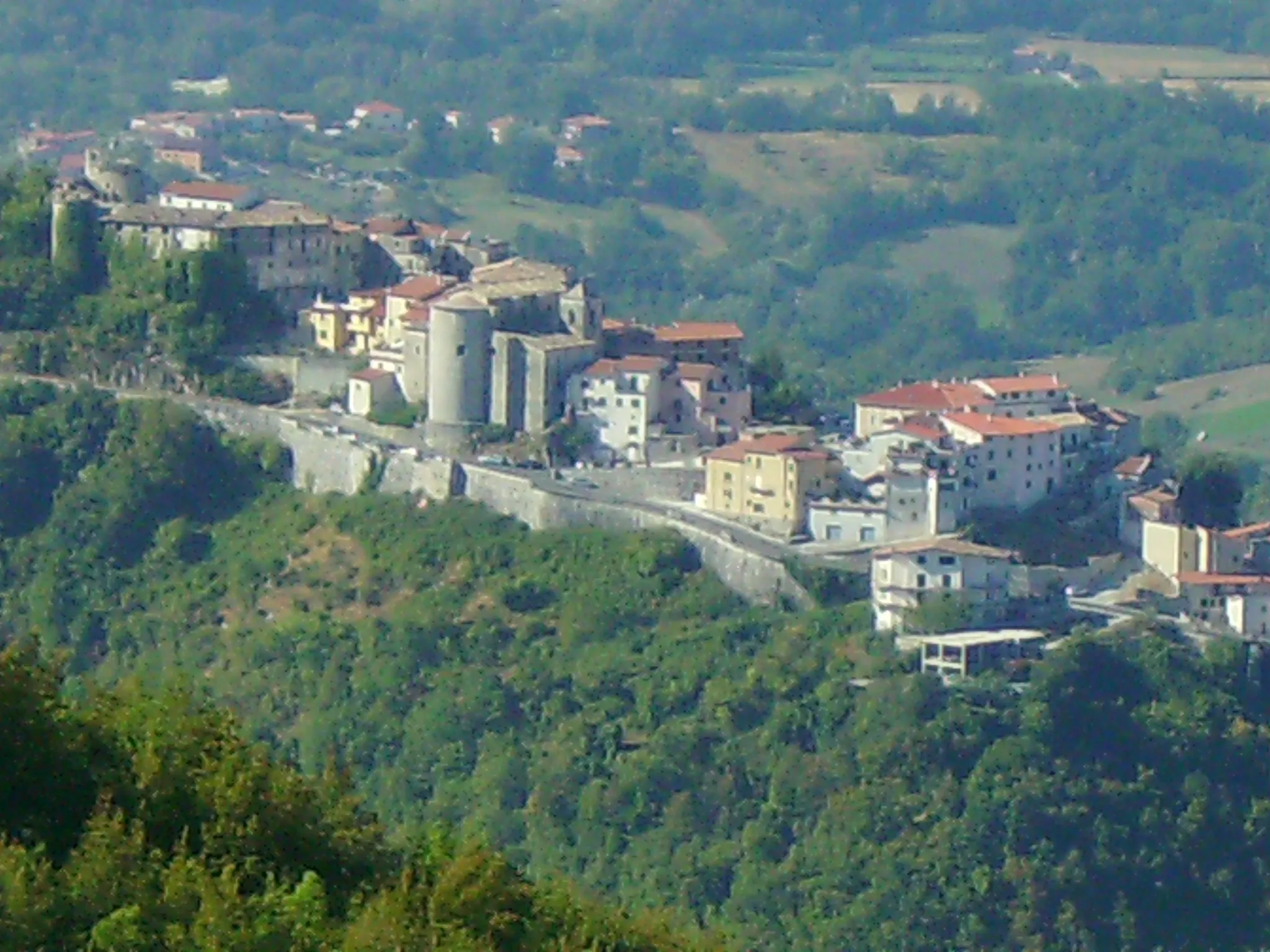 Photo showing: Panorama di Picinisco (FR) nel 2007
