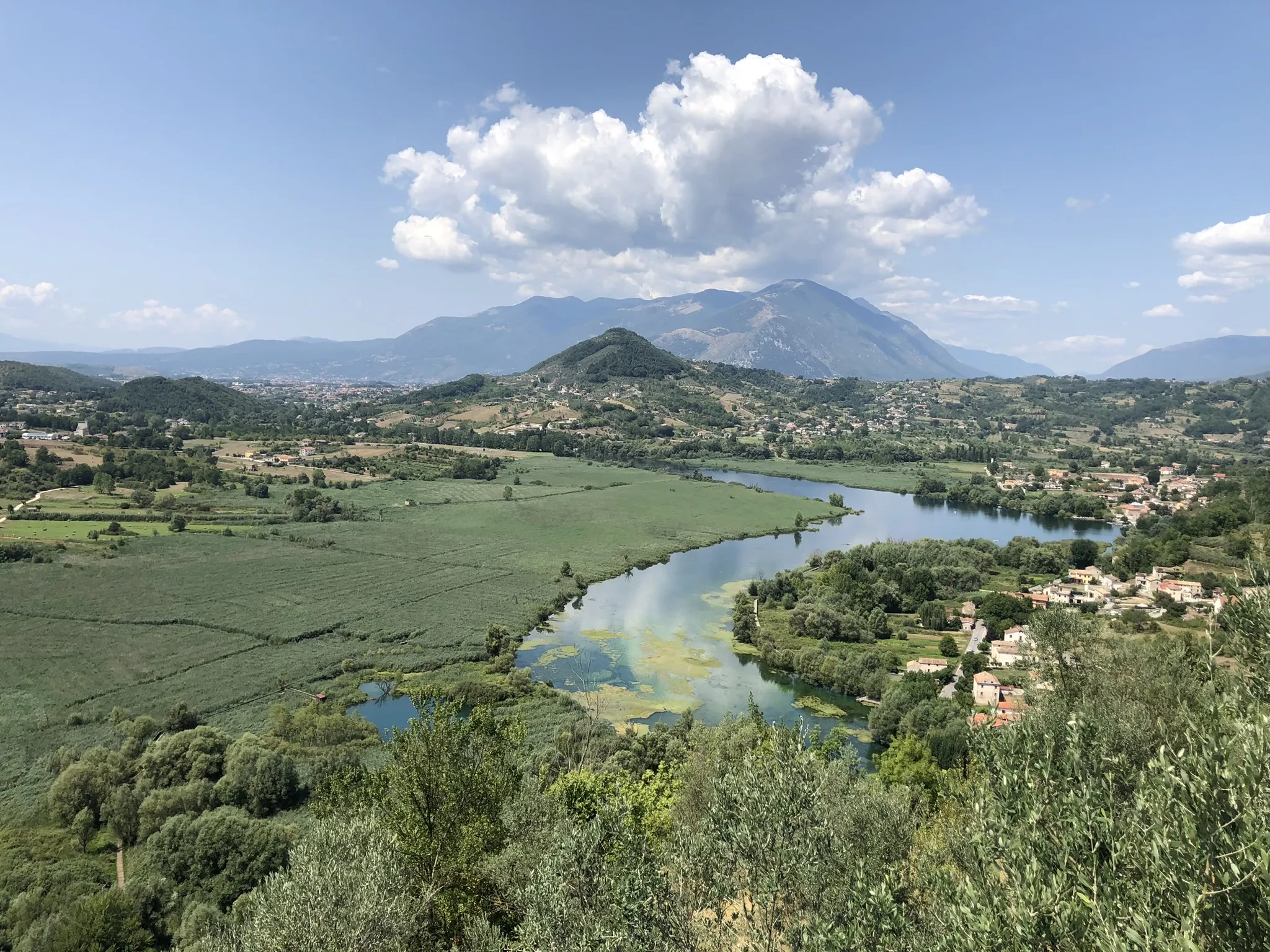 Photo showing: Lago di Posta Fibreno paesaggio ciociaria