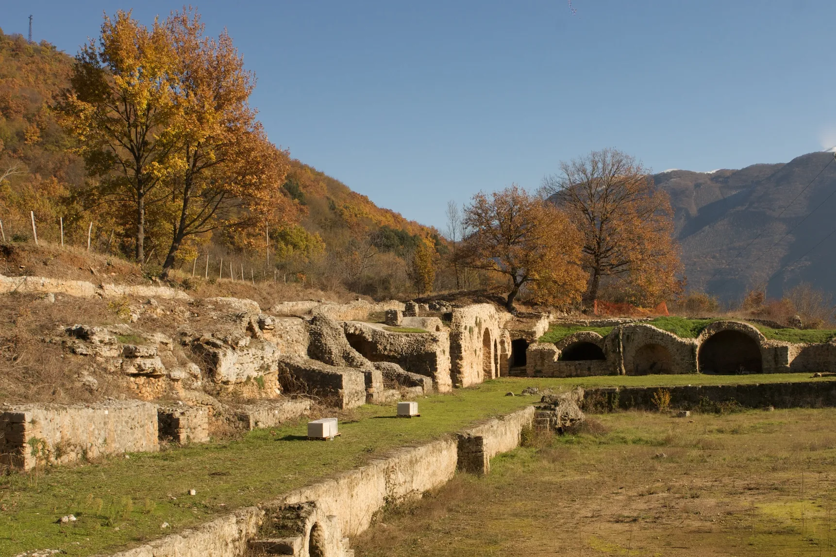 Photo showing: Ruins of Vespasiano baths - Cotilia, Cittaducale (Lazio, Italy)