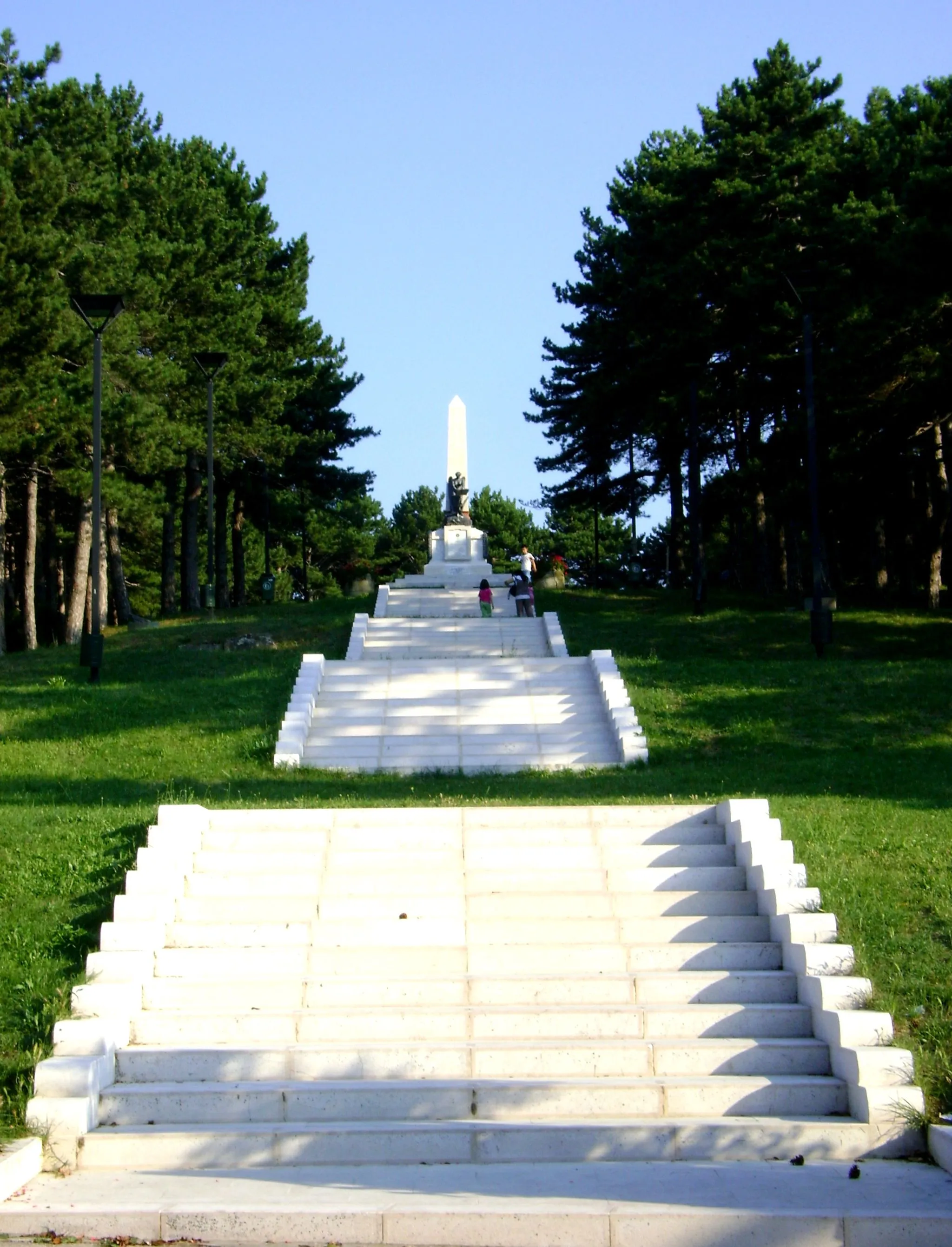 Photo showing: Scalinata della pineta "Antonio Porreca". Torricella Peligna, Chieti.