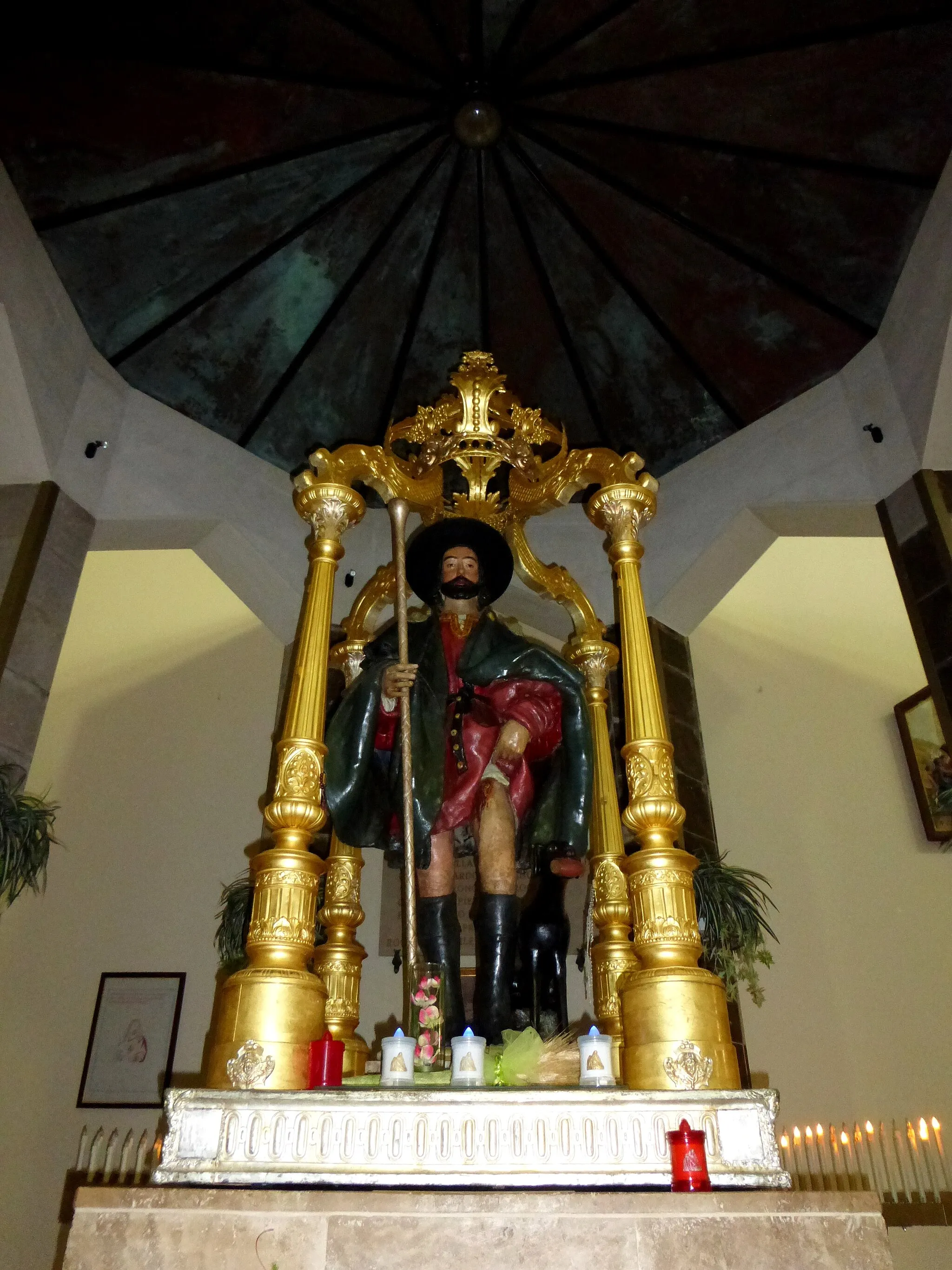 Photo showing: Statua nella chiesa di San Rocco a Roccamontepiano, Chieti.
