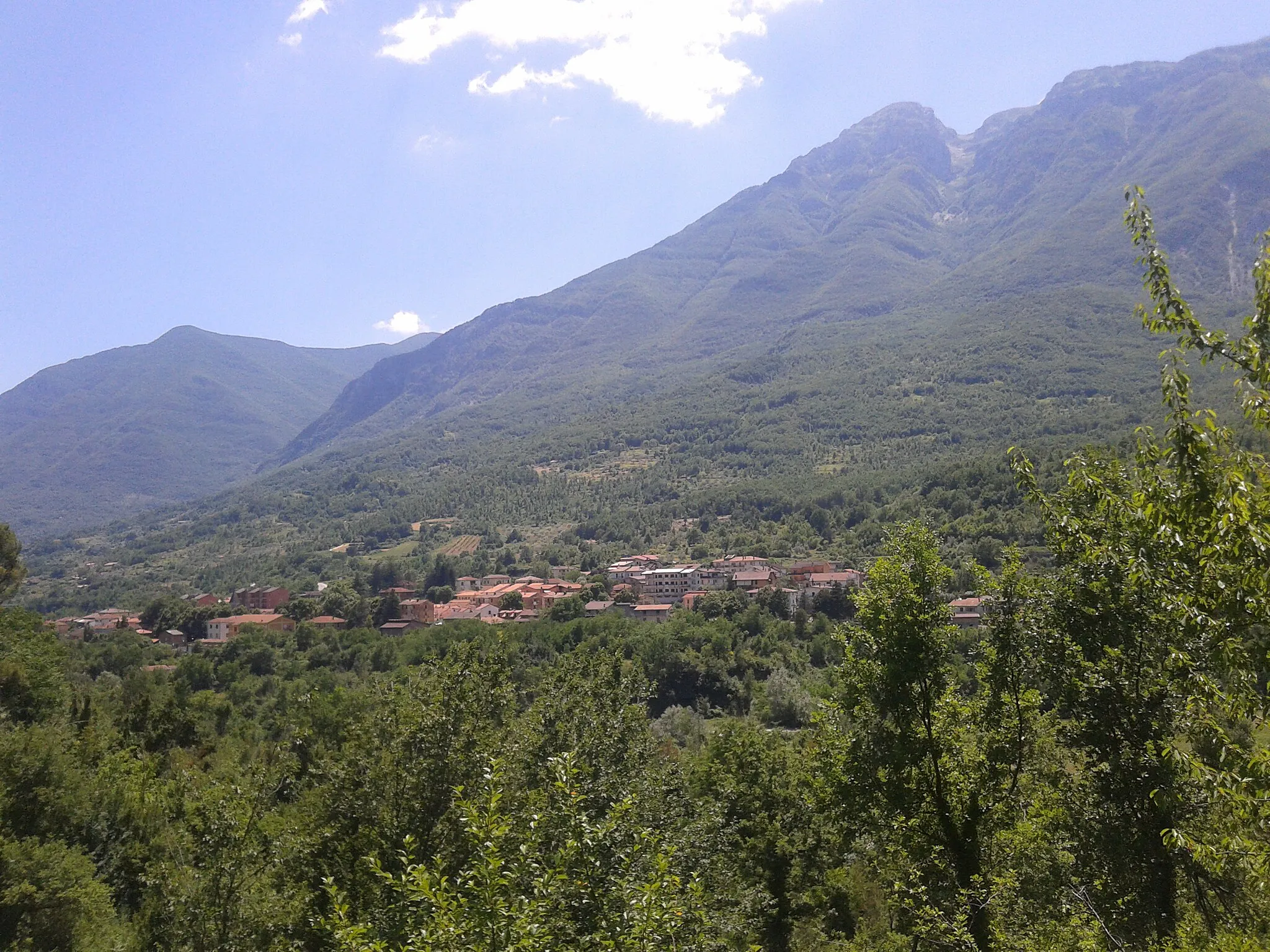 Photo showing: Foto panoramica di San Vincenzo Valle Roveto