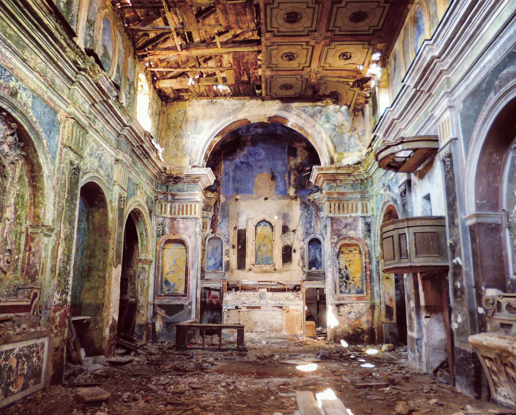 Photo showing: Romagnano al Monte, chiesa della Madonna del Rosario