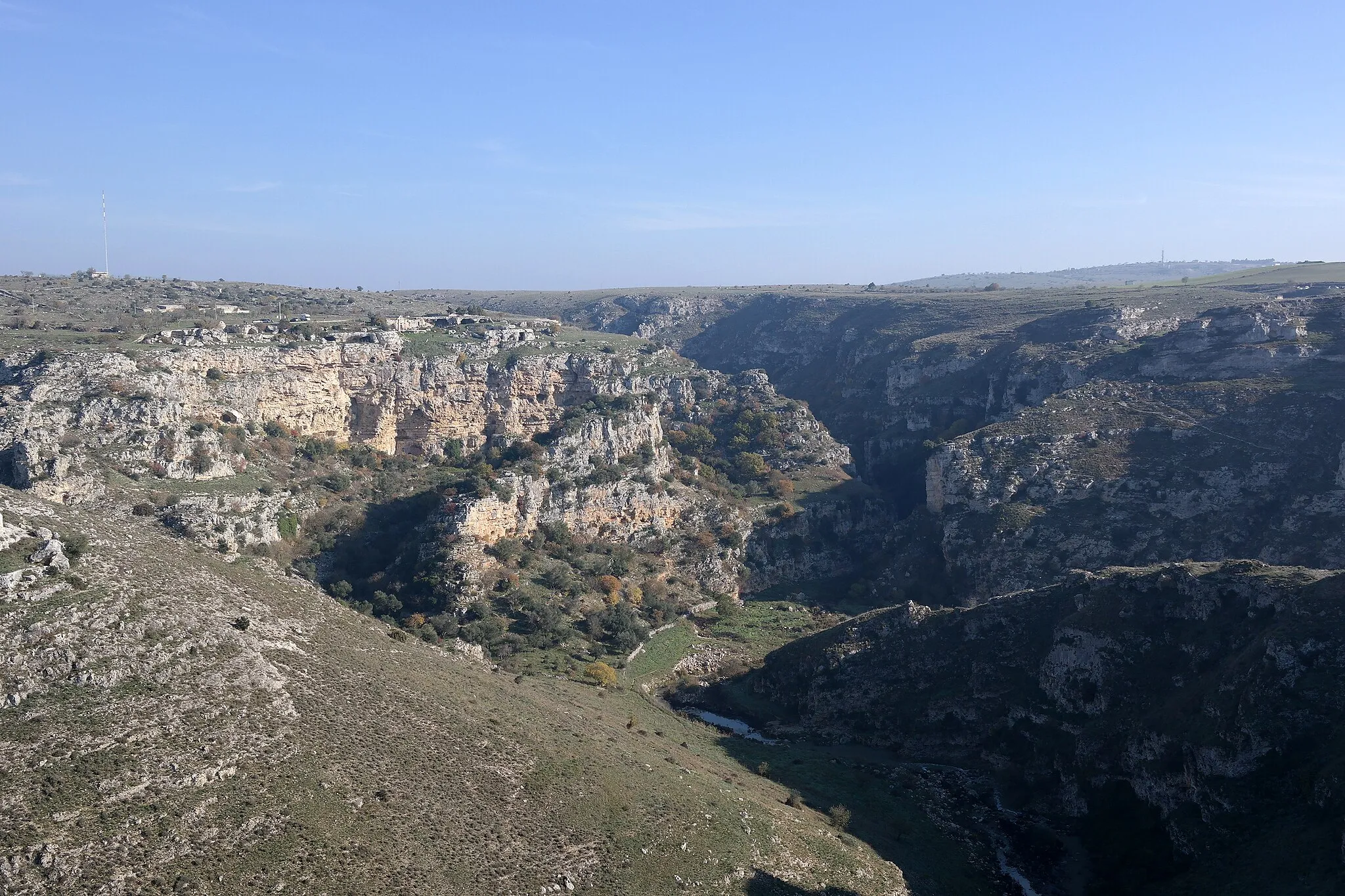 Photo showing: Gravine di Matera, Parco della Murgia Materana