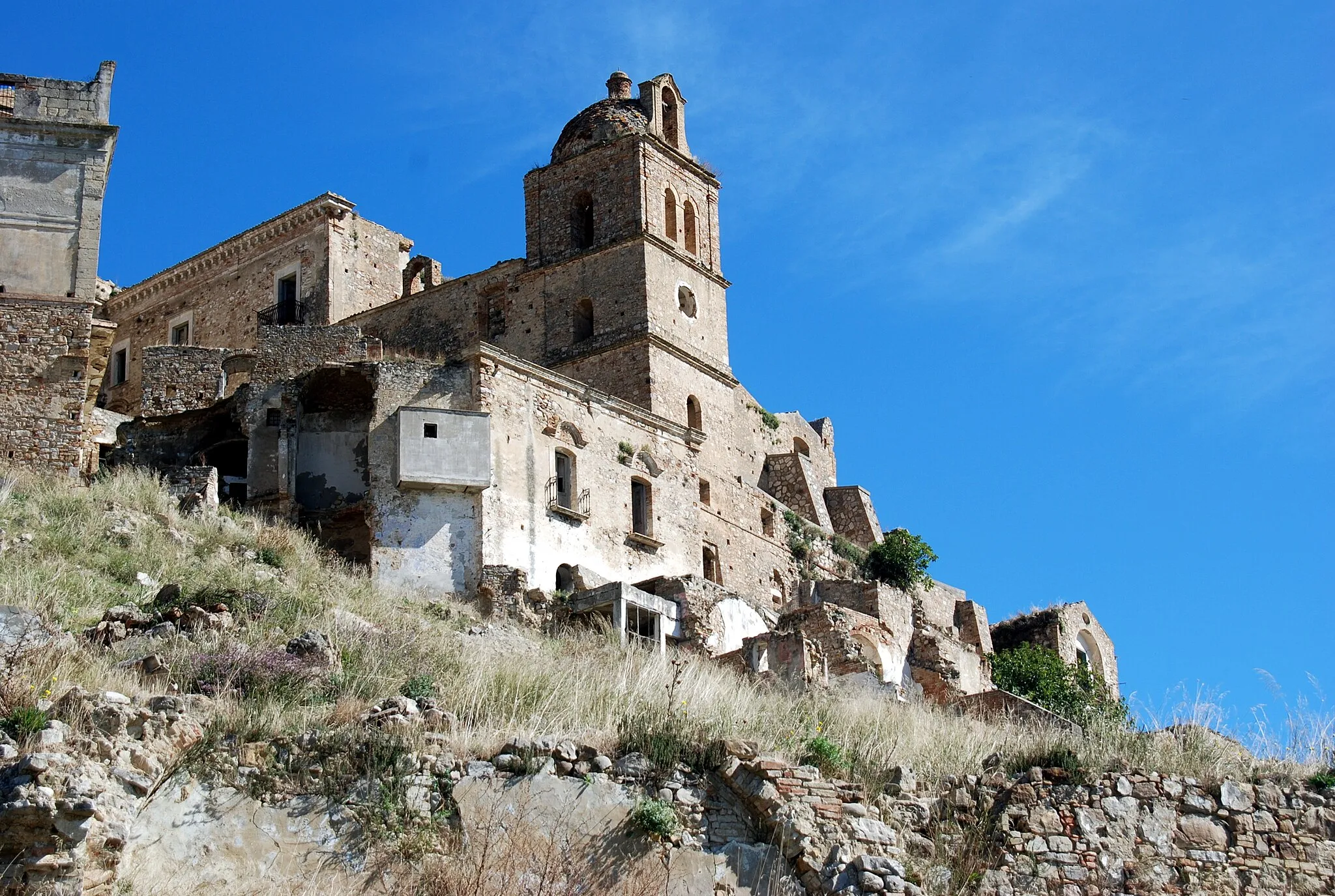 Photo showing: Ghost town of Craco, Basilicata