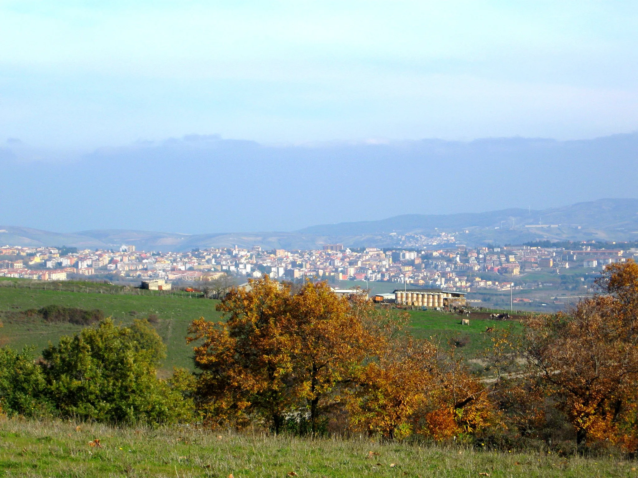 Photo showing: Panorama di Rionero in Vulture (Basilicata)