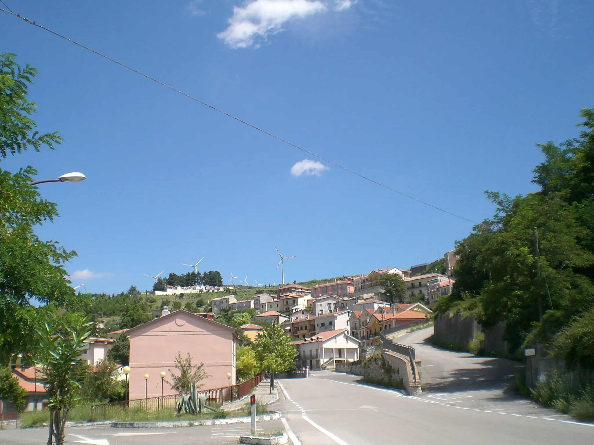 Photo showing: View of Castelnuovo di Conza