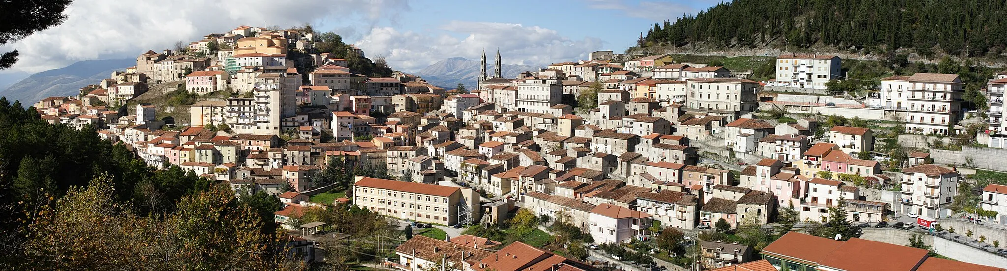 Photo showing: Panoramica di Montesano sulla Marcellana
