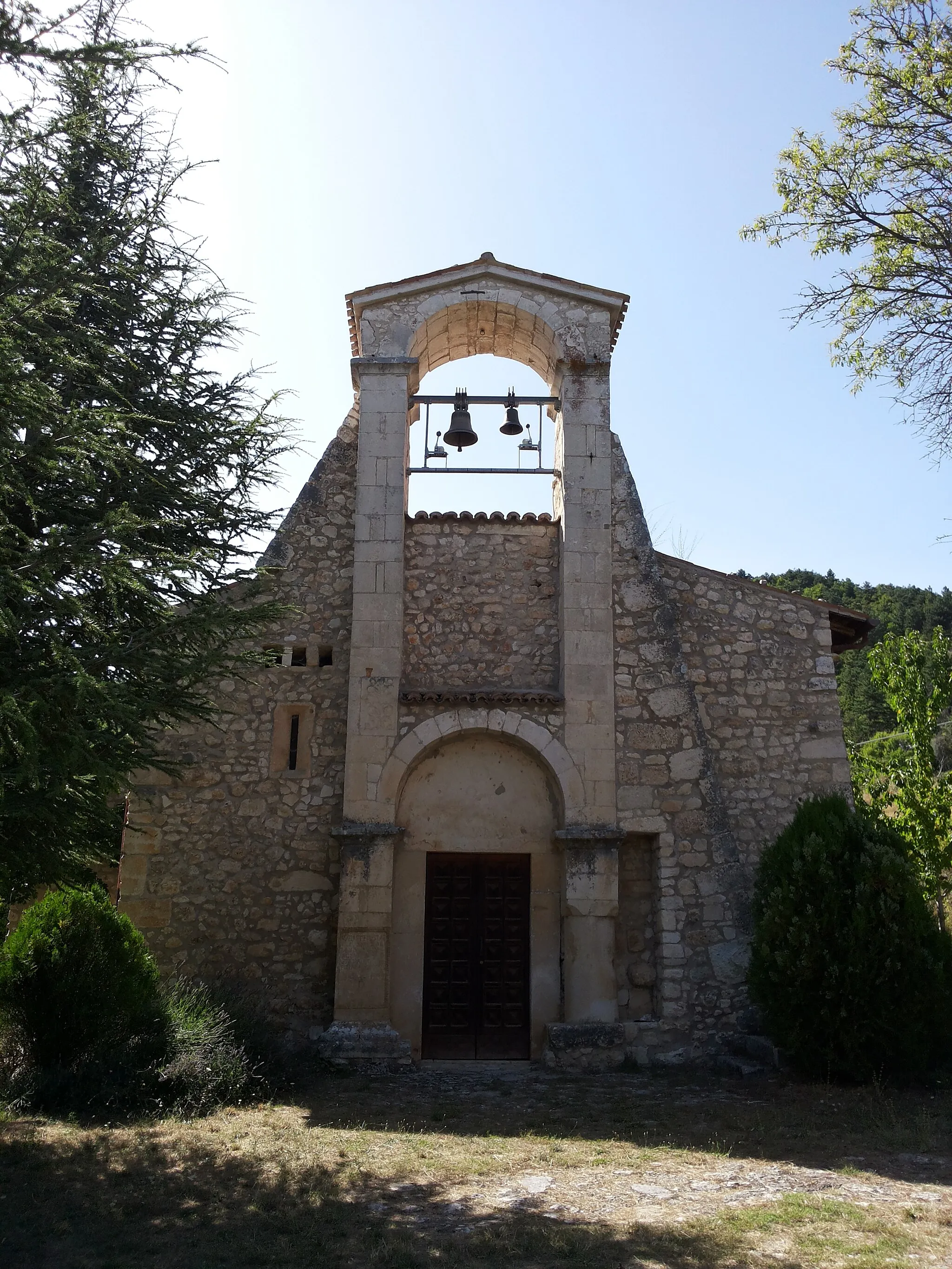 Photo showing: Castelvecchio Calvisio: chiesa di San Cipriano.