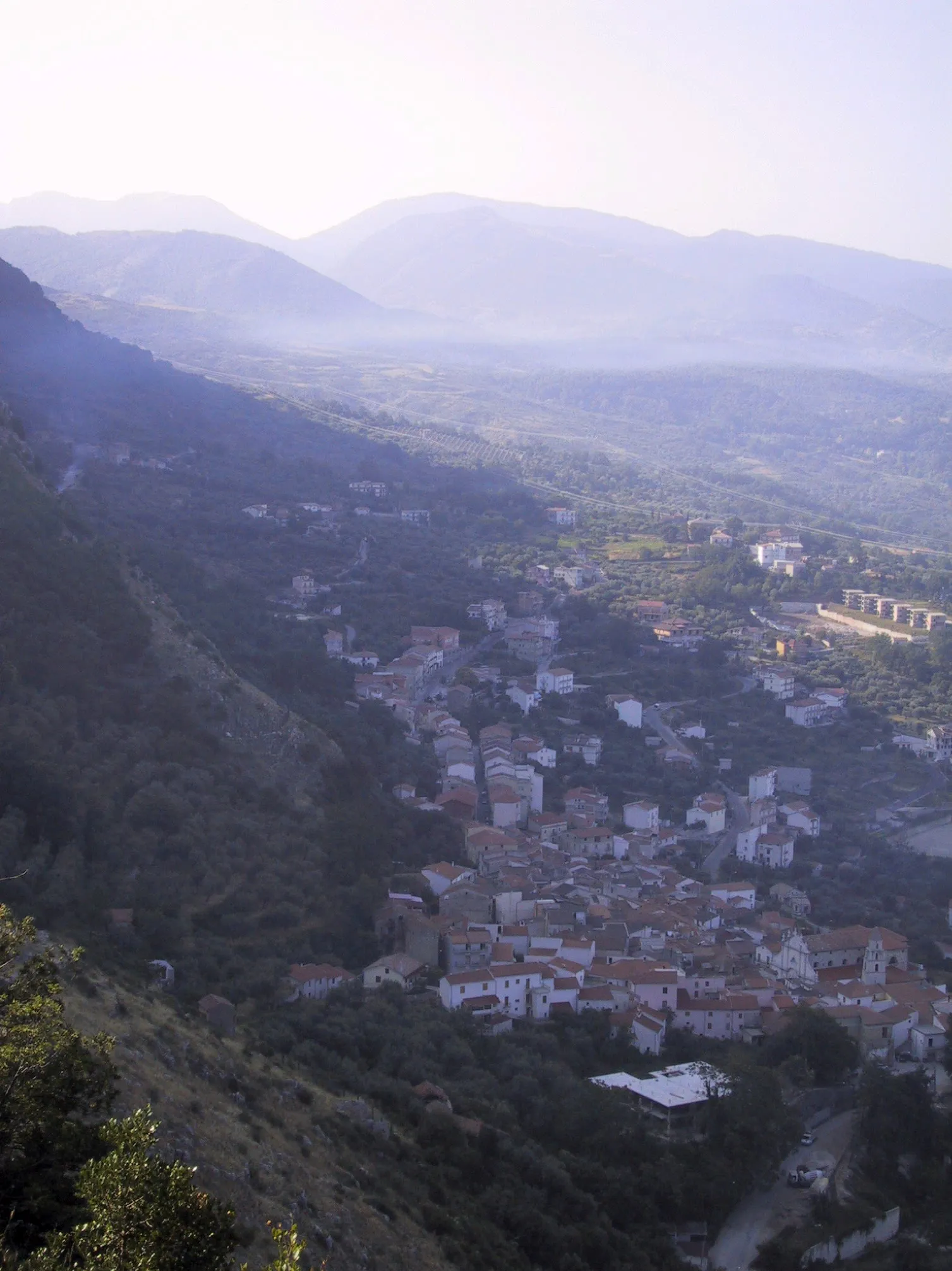 Photo showing: Panorama di Sacco (SA)
