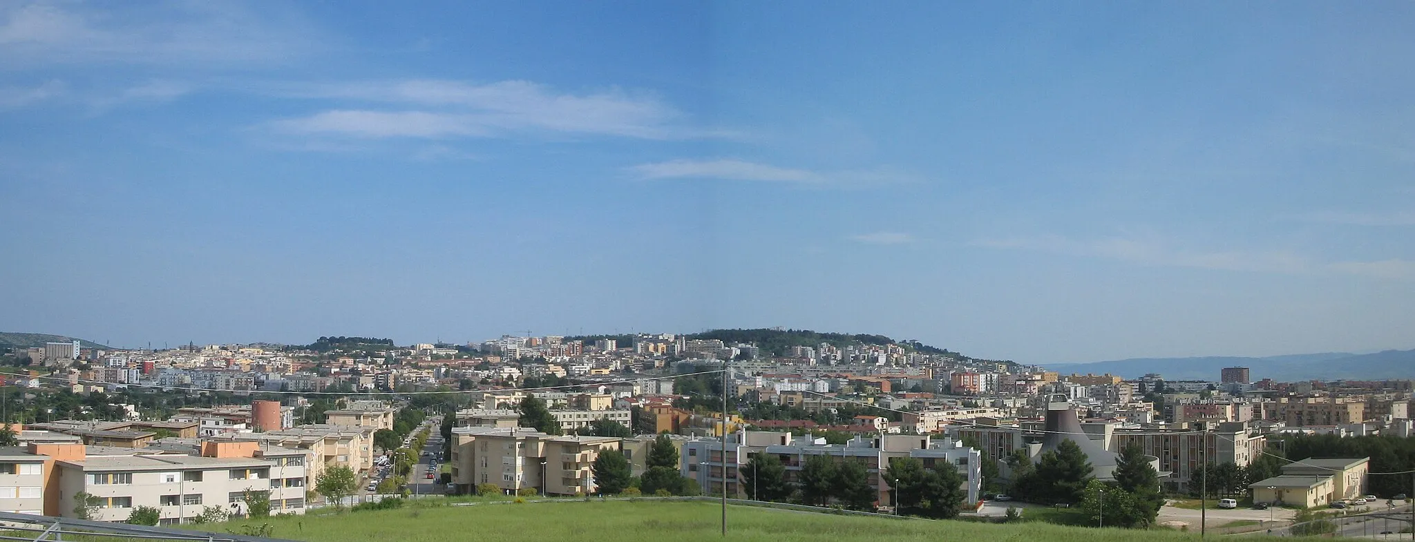 Photo showing: Panoramic view of modern Matera