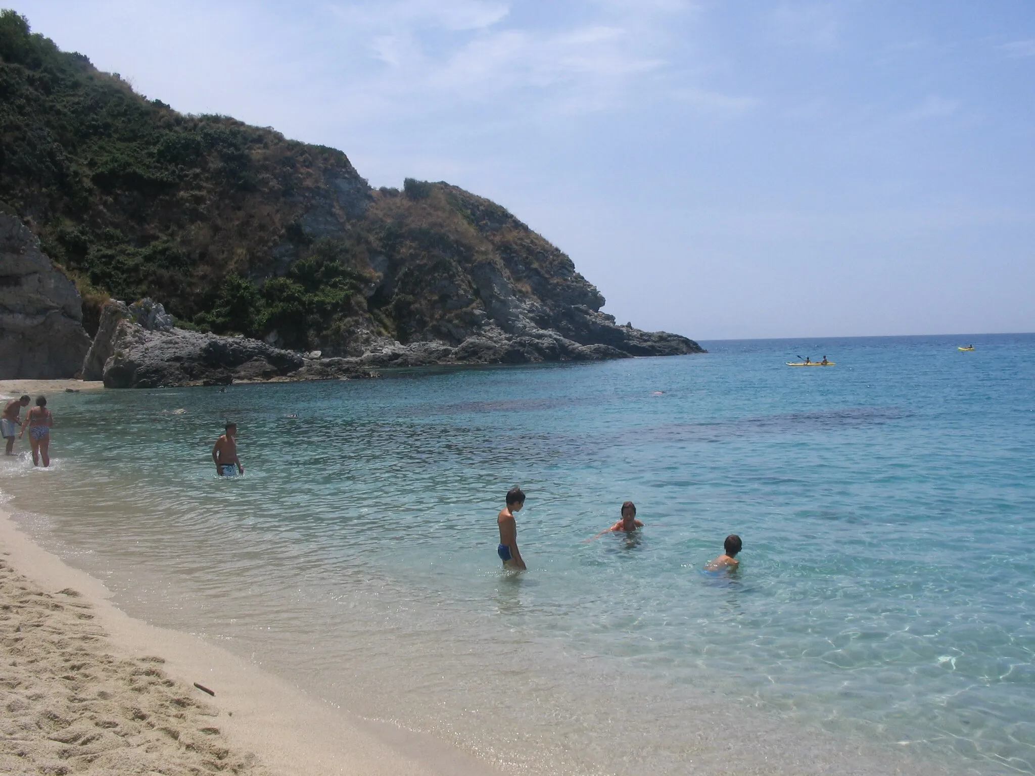 Photo showing: Grotticelle beach, Ricadi, Calabria, Italy