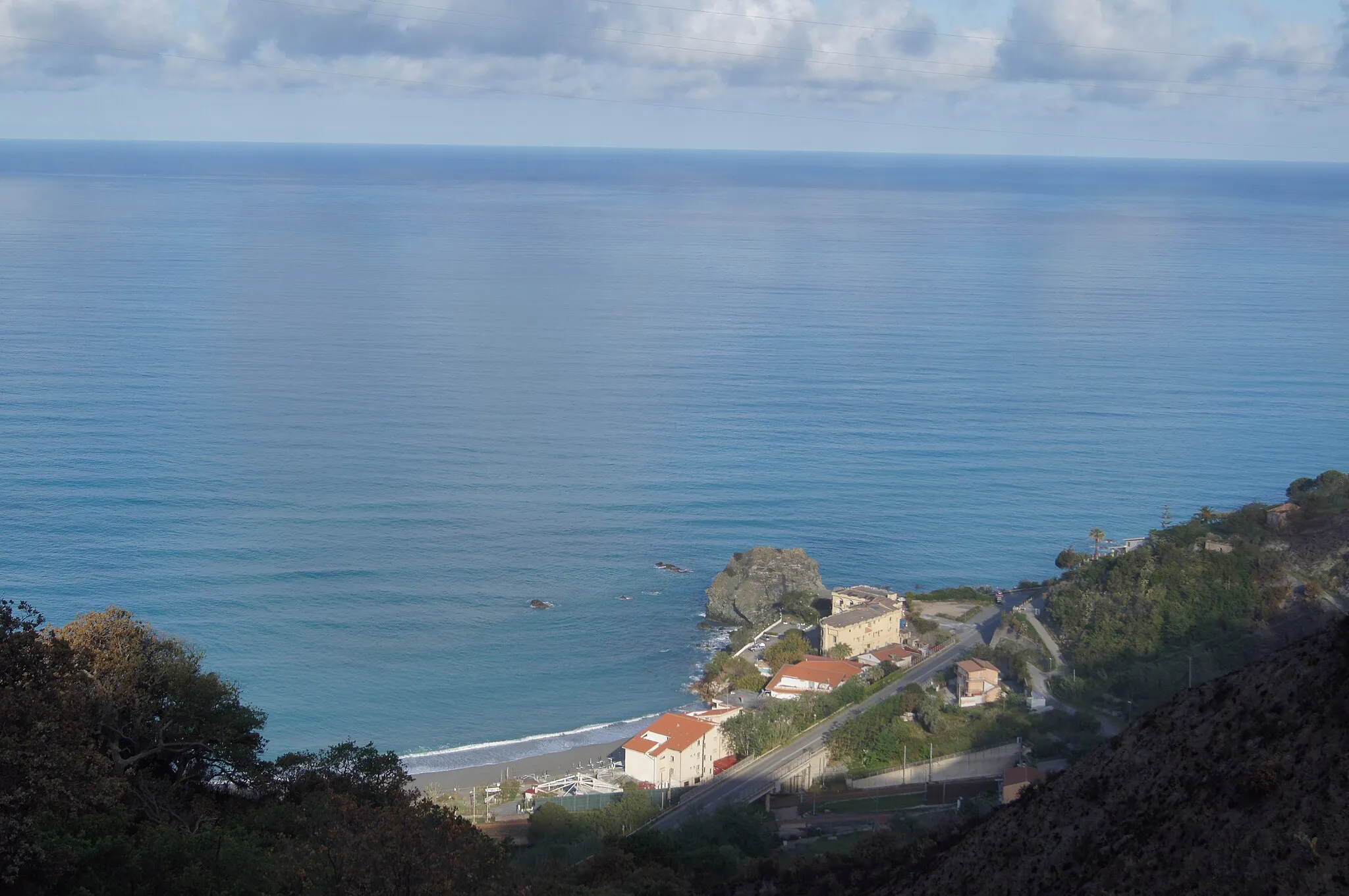 Photo showing: Panorama di Coreca, Calabria visto dal Colle degli Ulivi