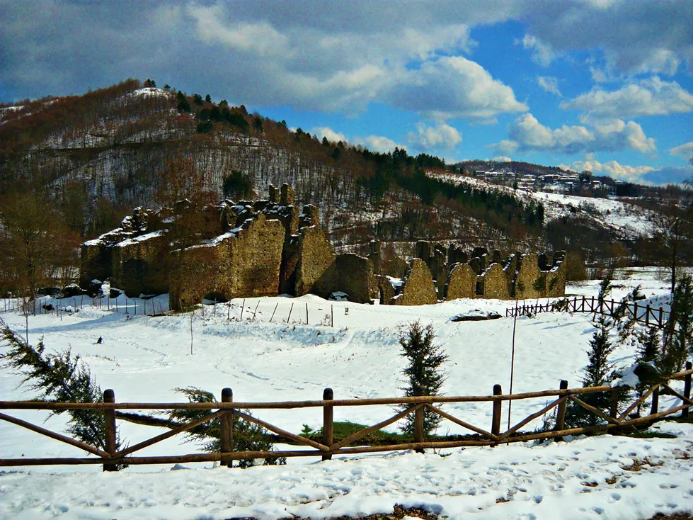 Photo showing: Carlopoli: l'Abbazia di Corazzo in inverno