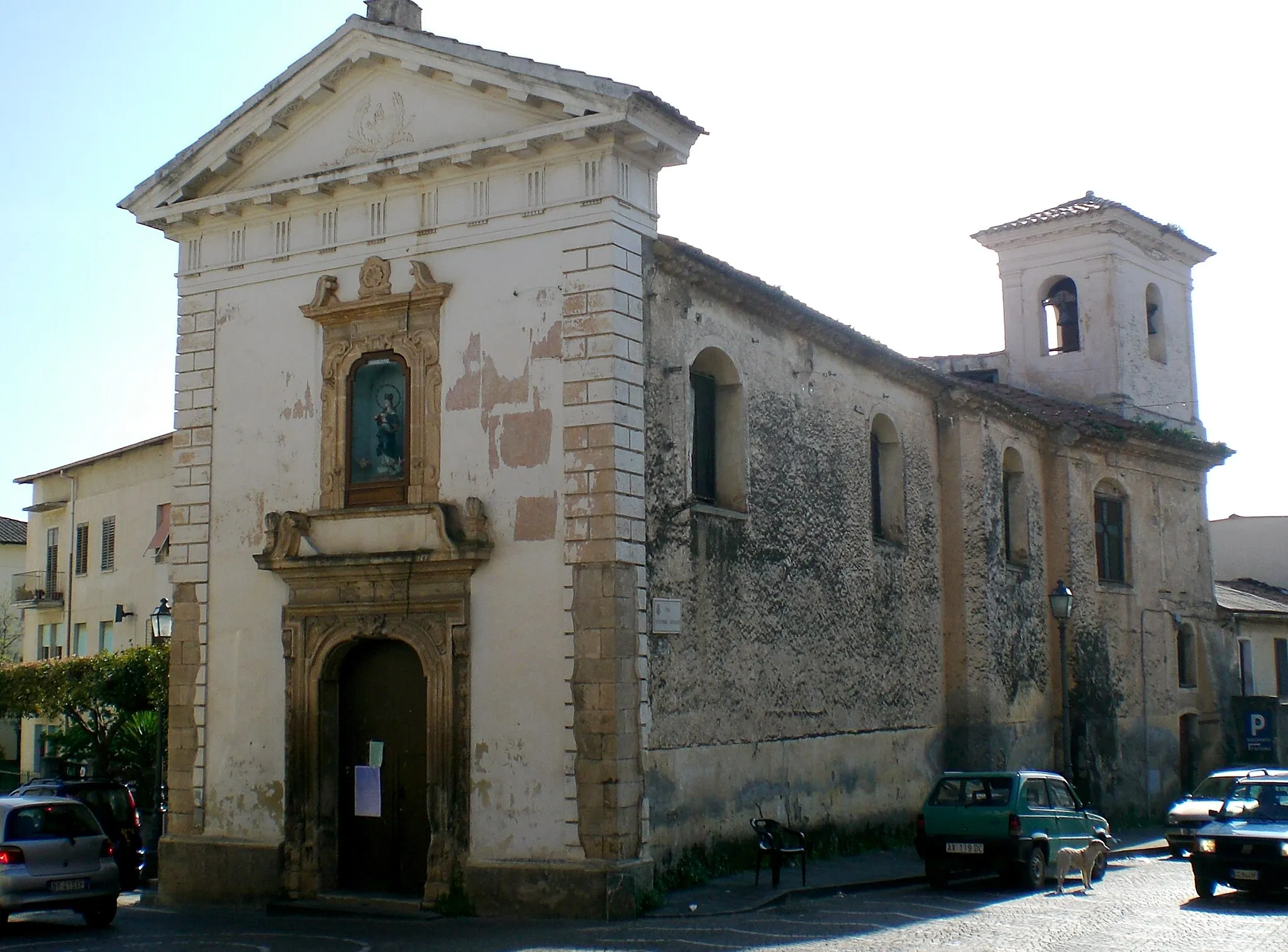 Photo showing: A frontal view of the "Chiesa dell'Immacolata" in Sambiase of Lamezia Terme, a town in Calabria (south of Italy)