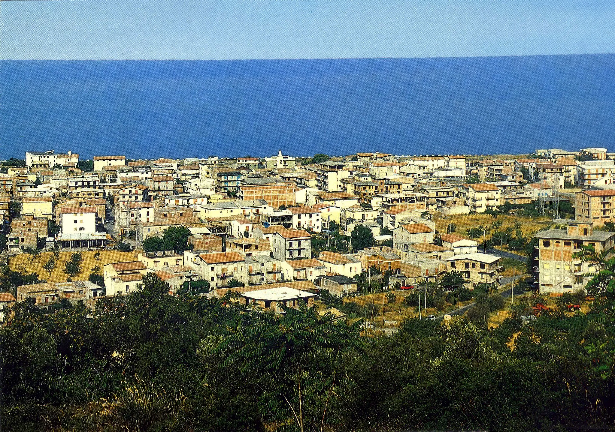 Photo showing: Panorama di Campora San Giovanni negli anni 70