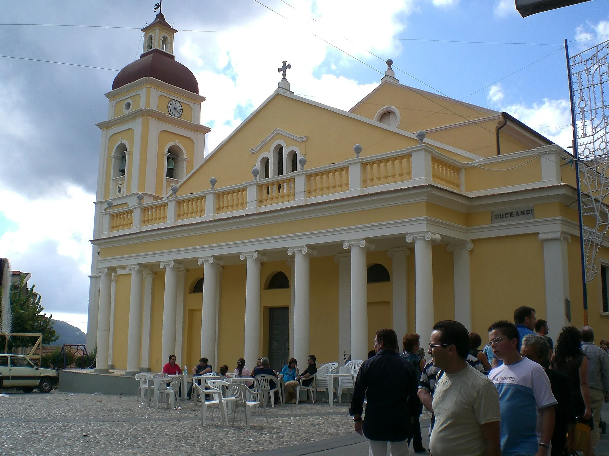 Photo showing: Una foto del retro della Chiesa della Madonna di Visora, in Conflenti