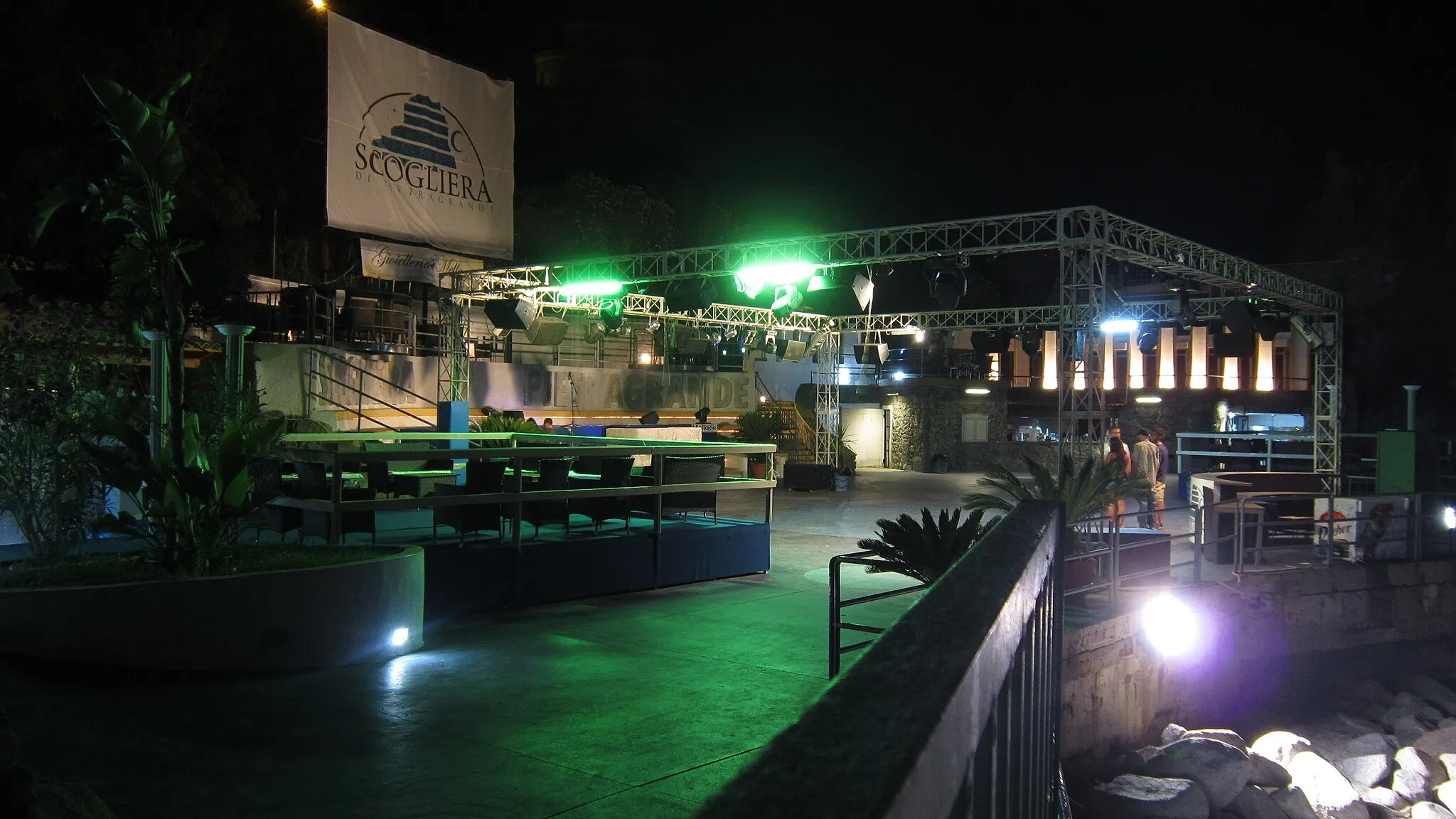 Photo showing: Discoteca sul mare