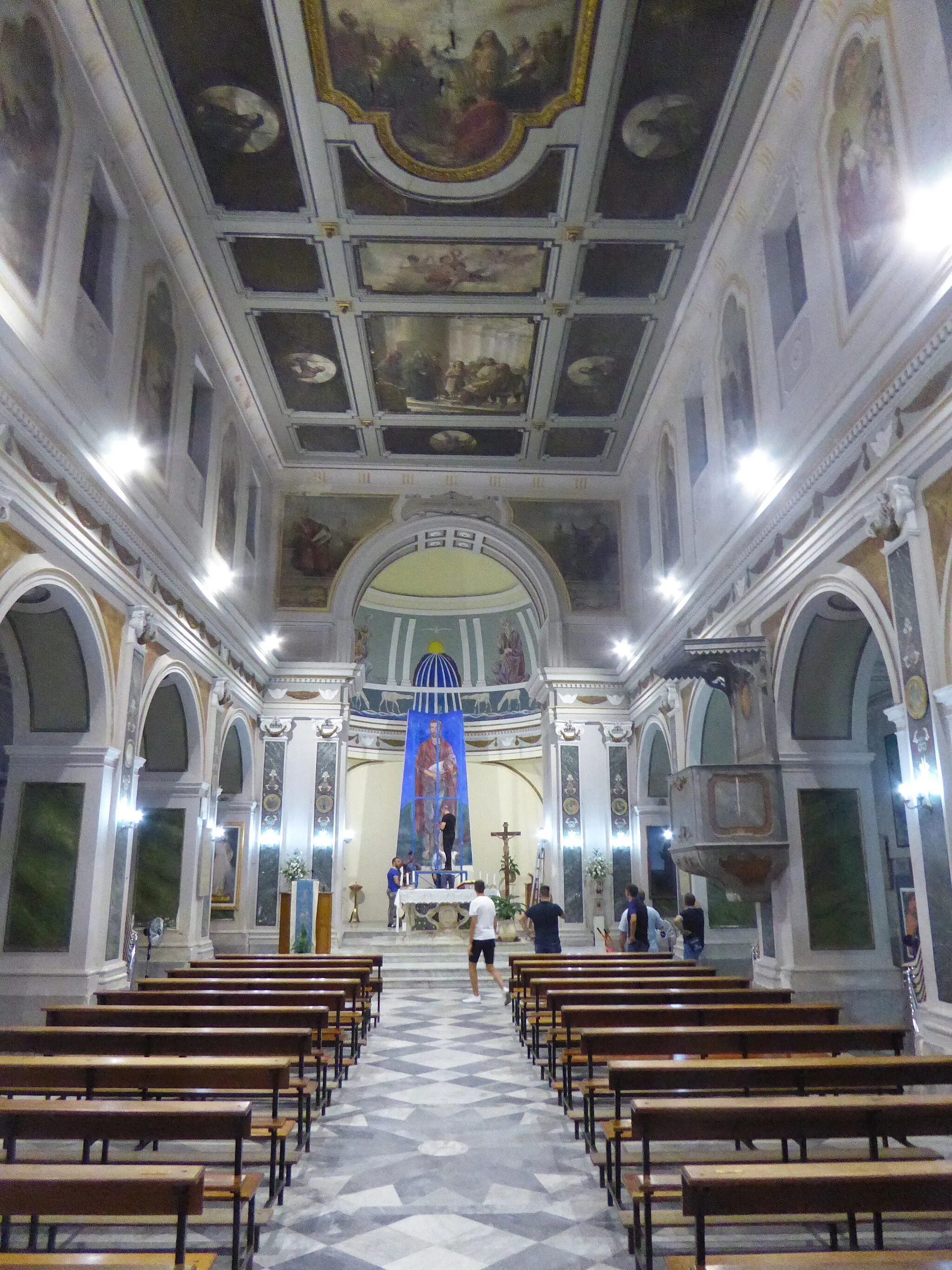 Photo showing: Interno della Chiesa Matrice di Satriano (agosto 2019)