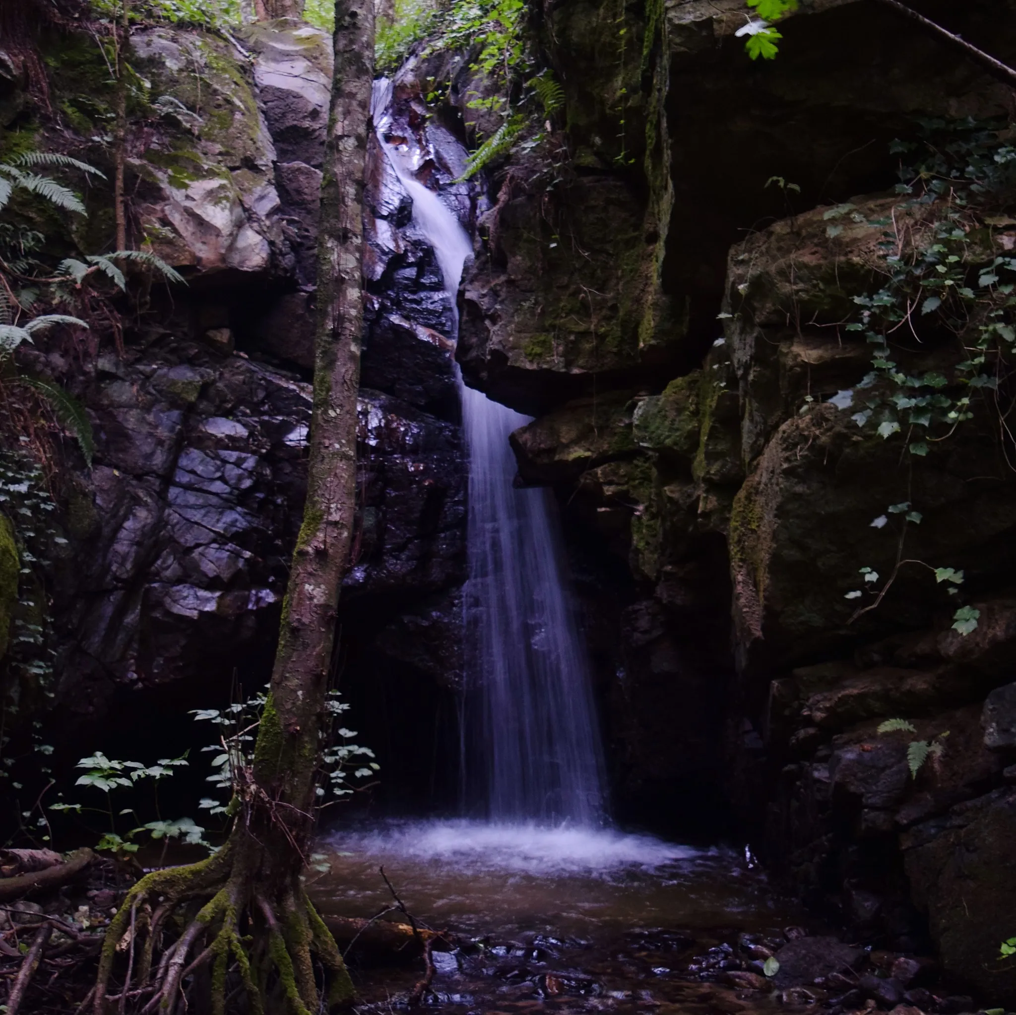 Photo showing: Cascata lungo il torrente Corno