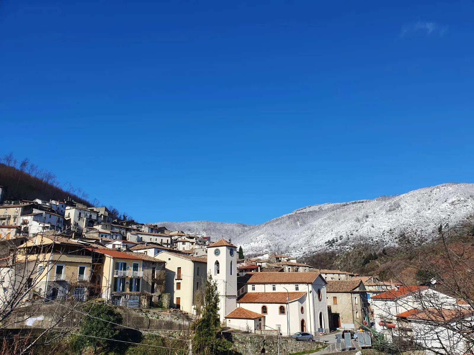 Photo showing: Panorama centro abitato San Martino di Finita (CS)