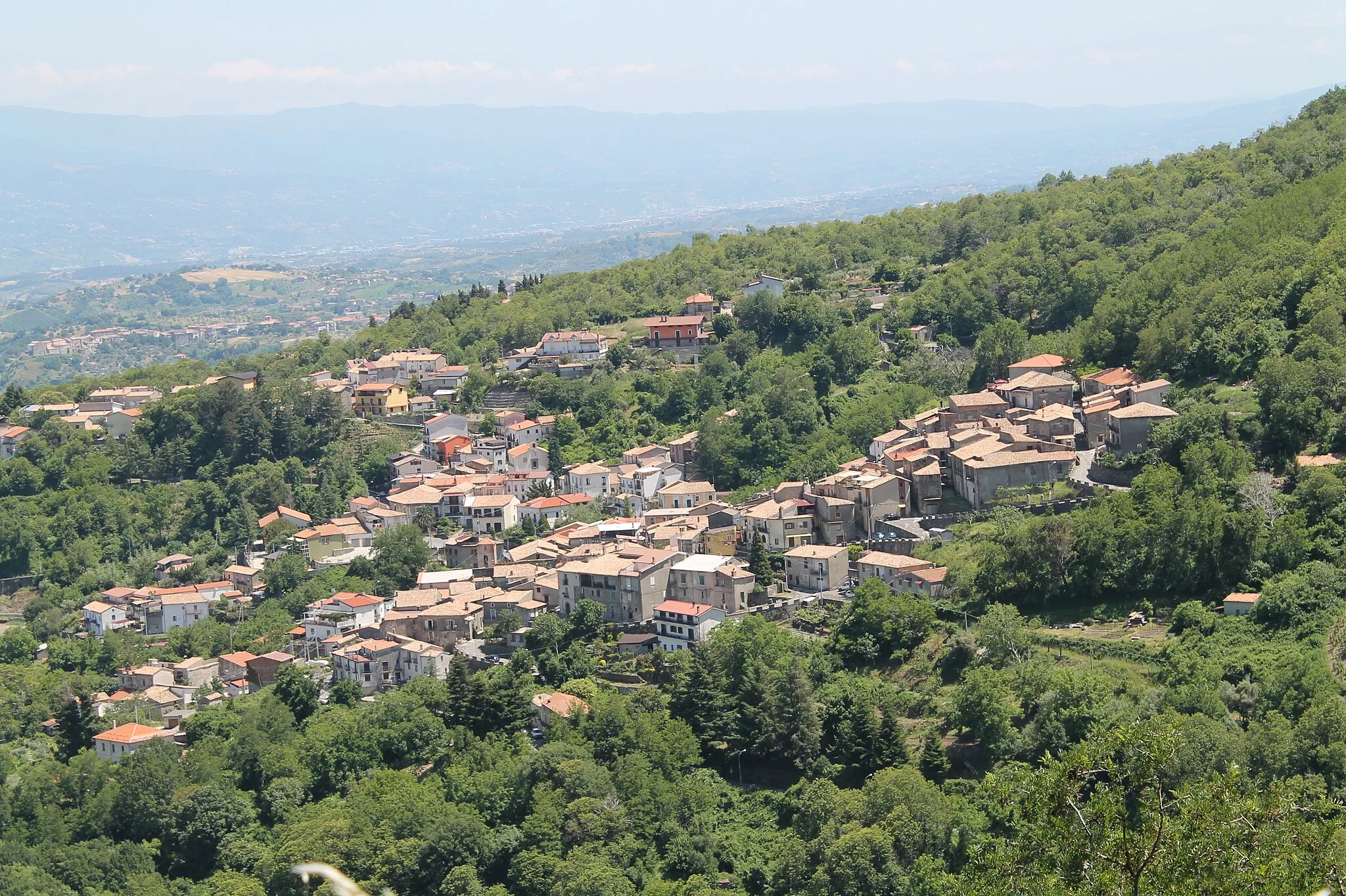 Photo showing: Panorama di San Martino di Finita da nord-ovest (ITALIA)