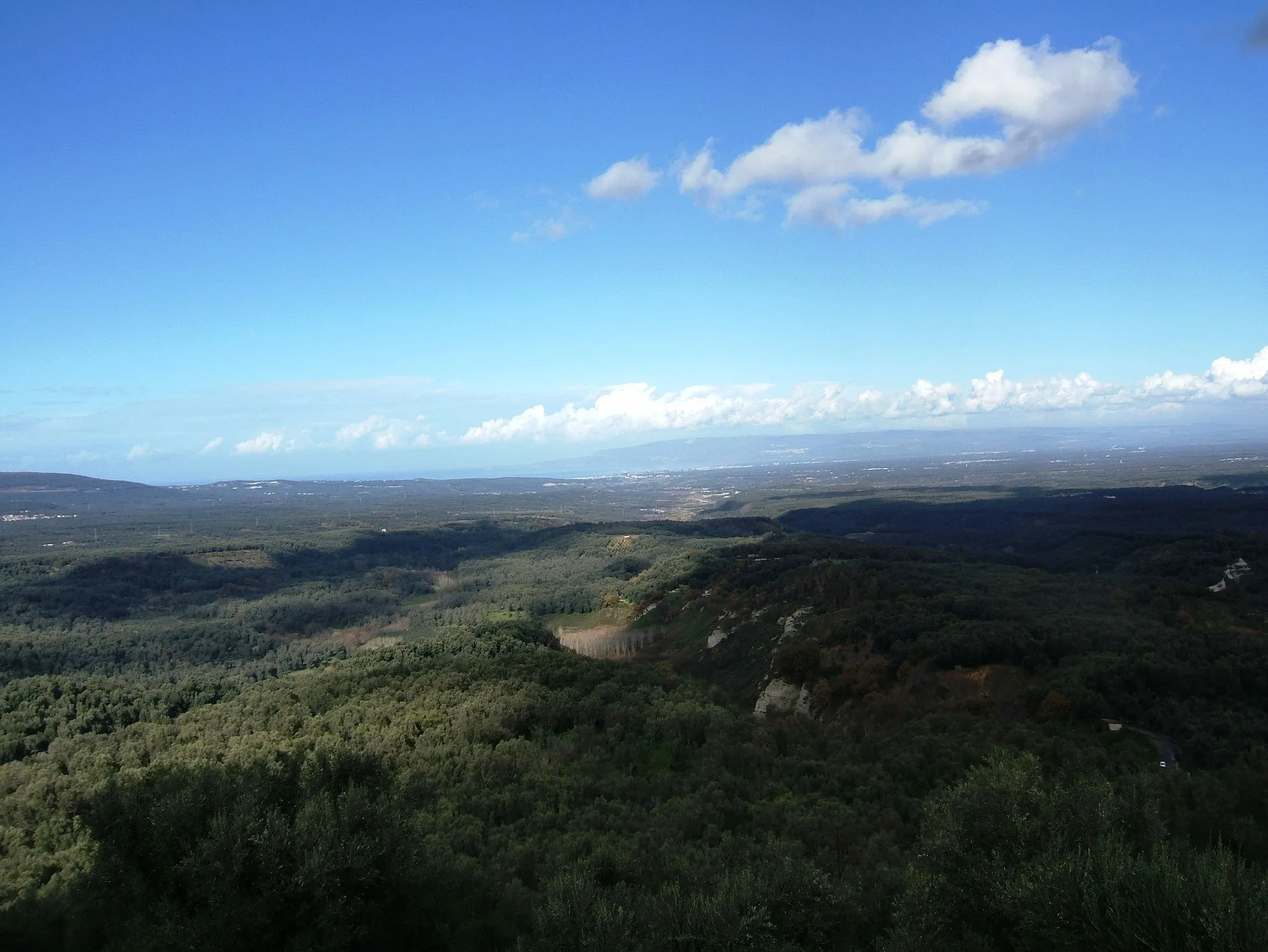 Photo showing: Panorama Golfo Gioia Tauro da Cosoleto (RC)