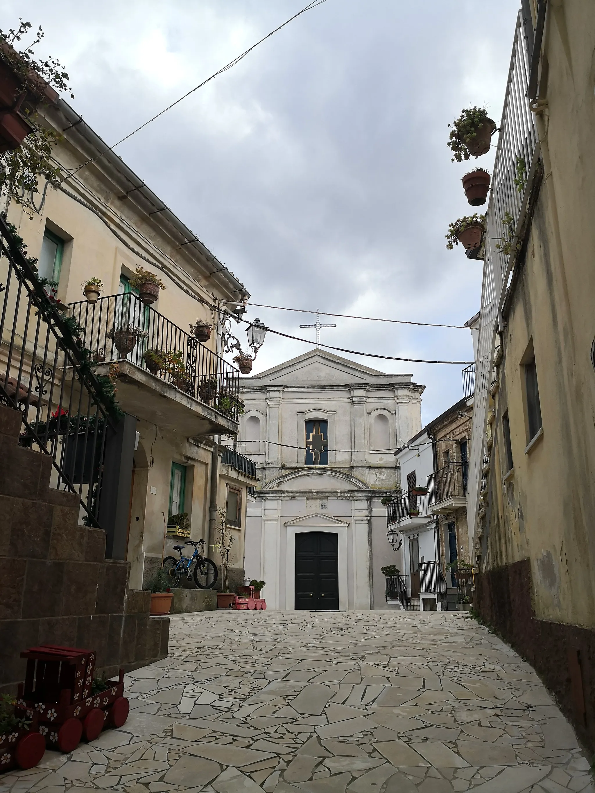 Photo showing: PIcture of "Chiesa Matrice di San Foca" landmark of Francavilla Angitola,Calabria, Italy