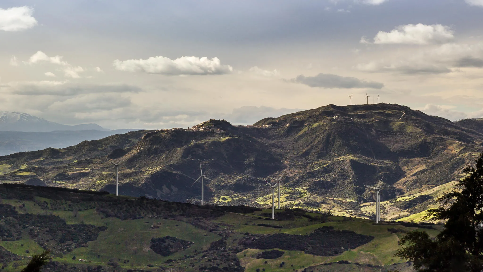 Photo showing: View of Colobraro, South Italy