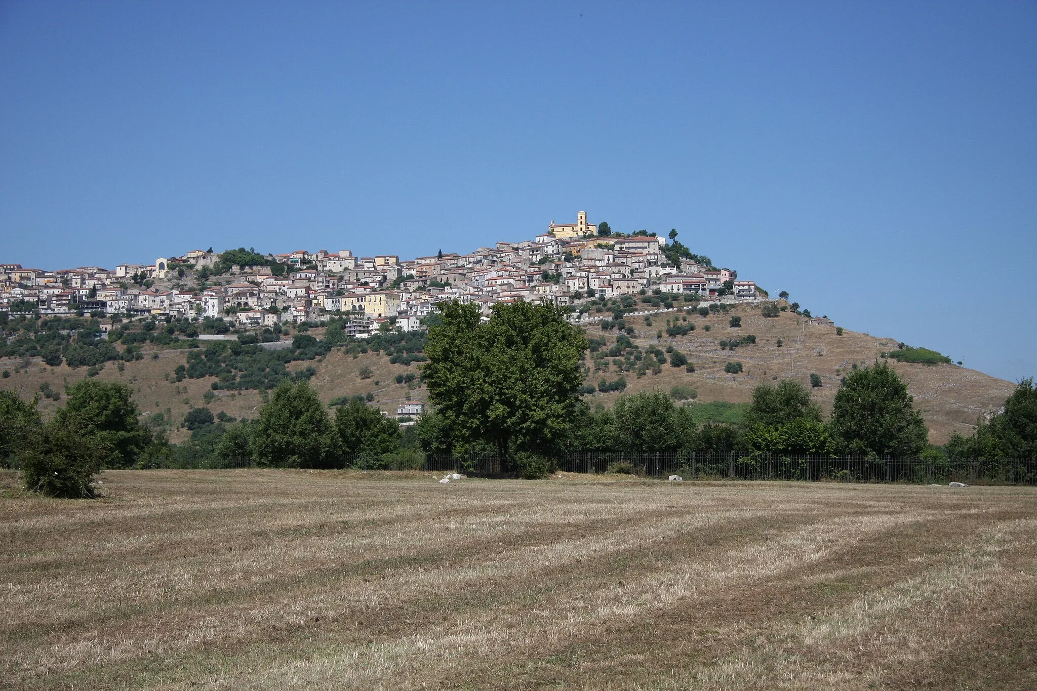 Photo showing: Panorama di Grumento Nova (Basilicata)