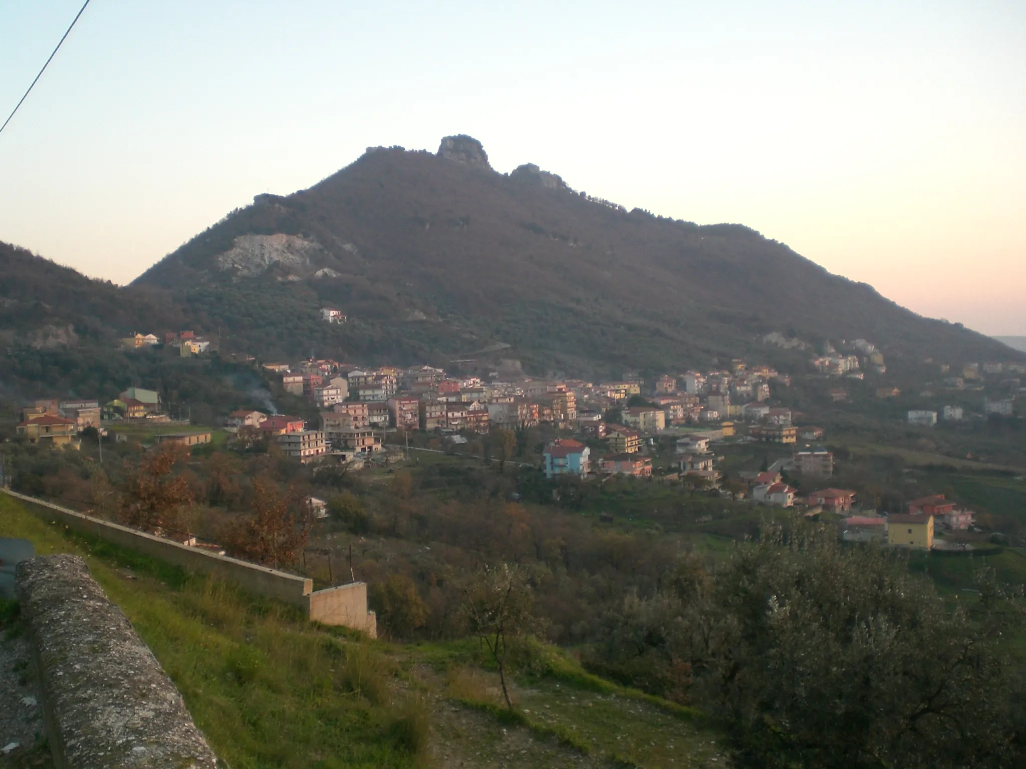 Photo showing: Panorama di Salitto, frazione di Olevano sul Tusciano.