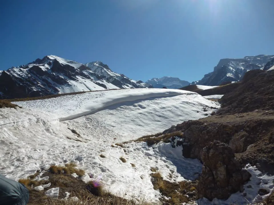 Photo showing: Vista del Aconcagua desde la Ruta 7, Cordillera de los Andes, Mendoza.